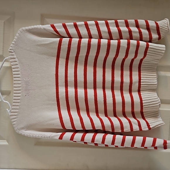 Red striped sweater loft - Picture 6 of 6